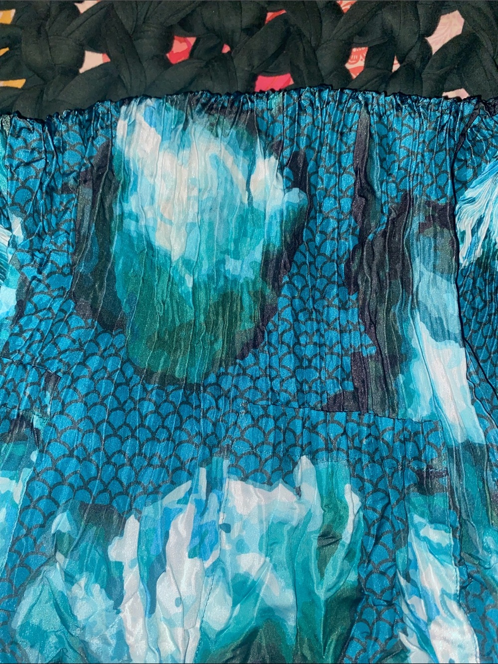 Alquema 3/4 SLEEVE SMASH POCKET DRESS - GLOSSY like new - Picture 7 of 16